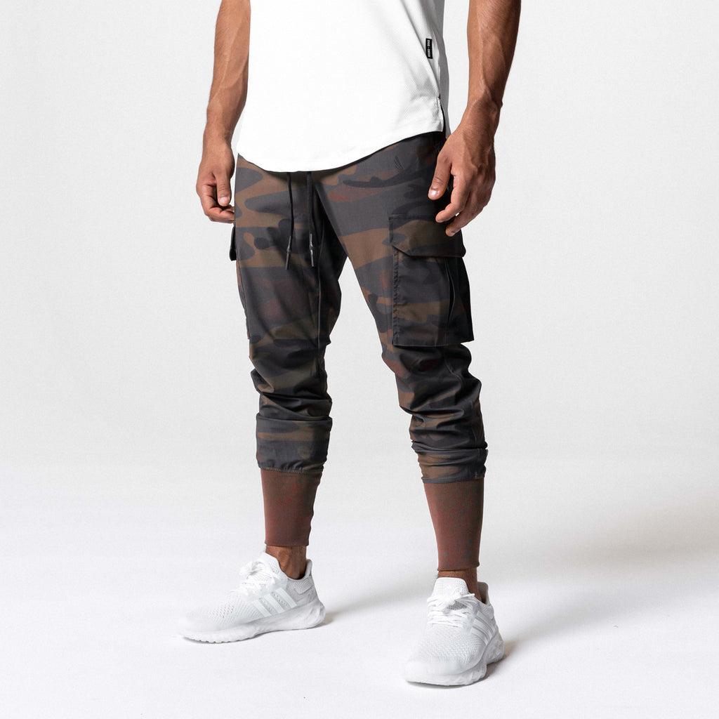 0437. Tetra-Lite® Cargo High Rib Jogger - Rust Camo Male Product Image