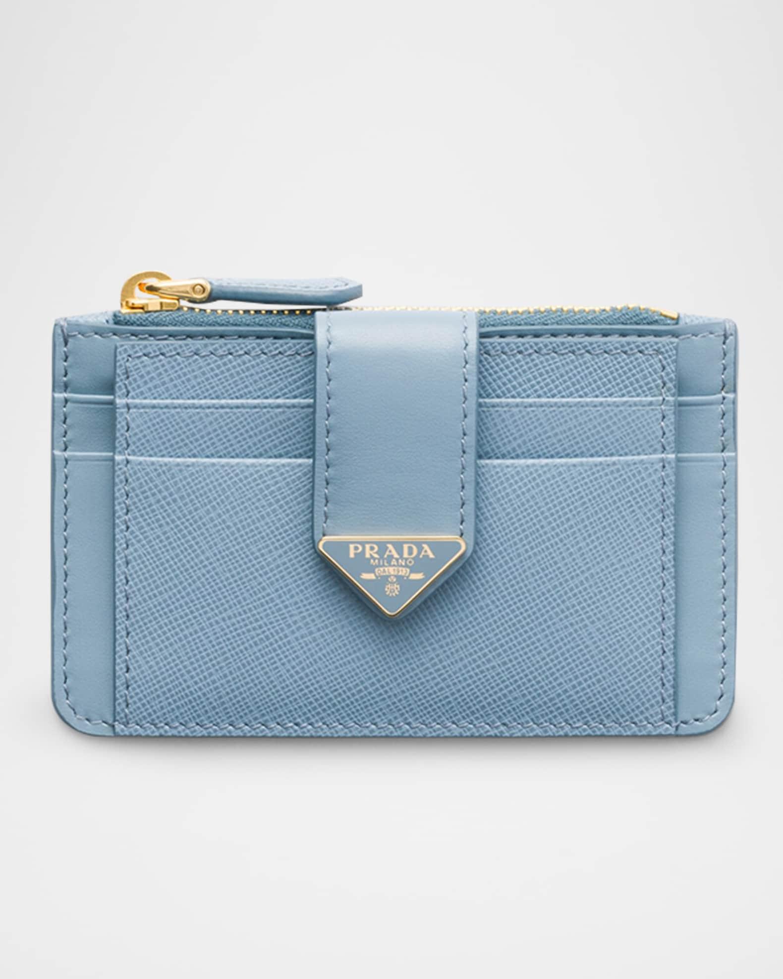 Saffiano & Smooth Leather Card Holder Product Image