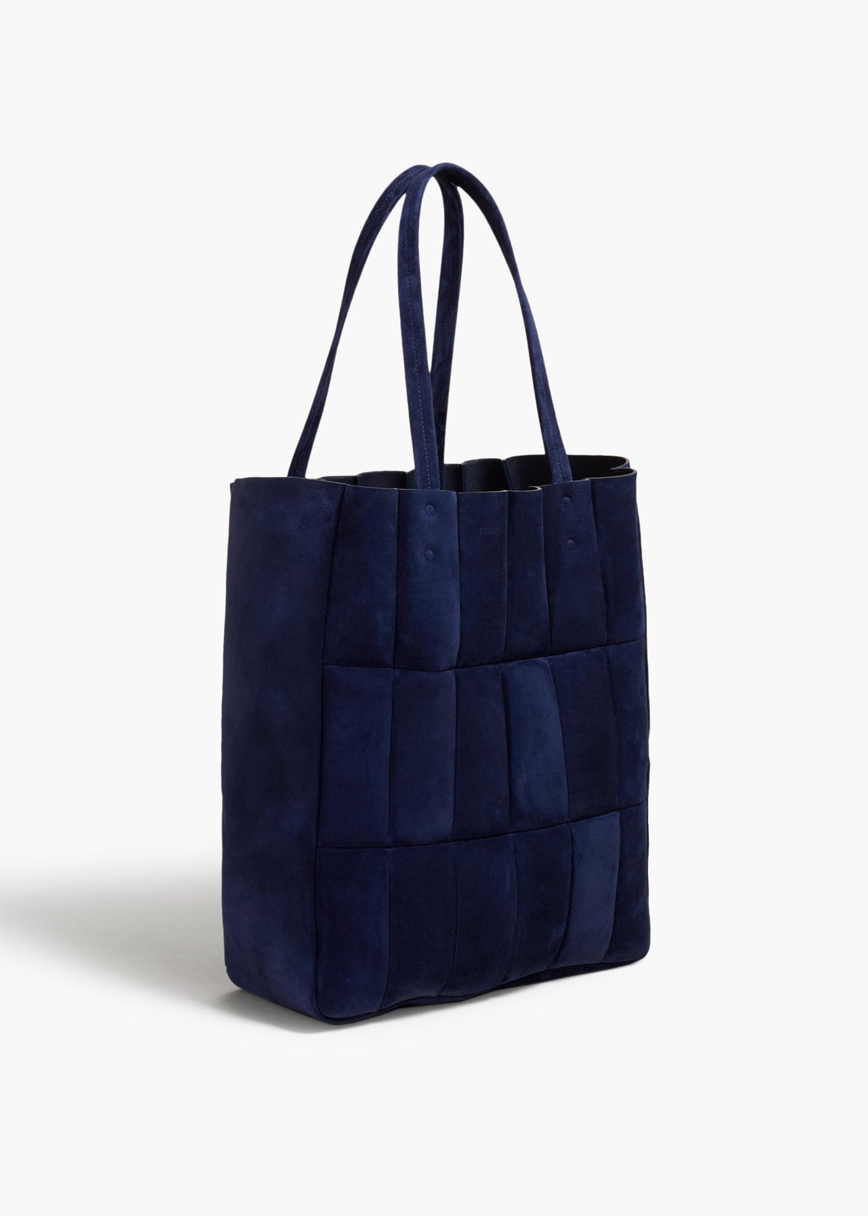 Zoe Tote in Midnight Suede Product Image