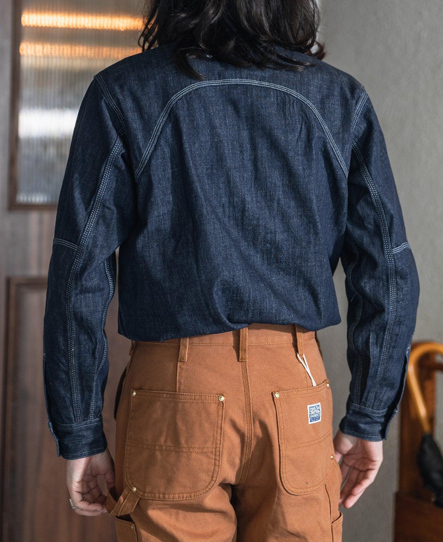 1933 Cigarette Pocket Denim Work Shirt Product Image