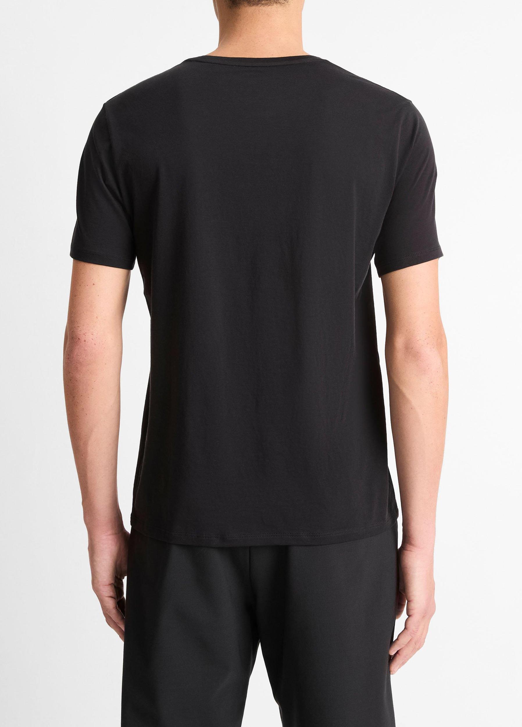 Pima Cotton Crew Neck T-Shirt Product Image