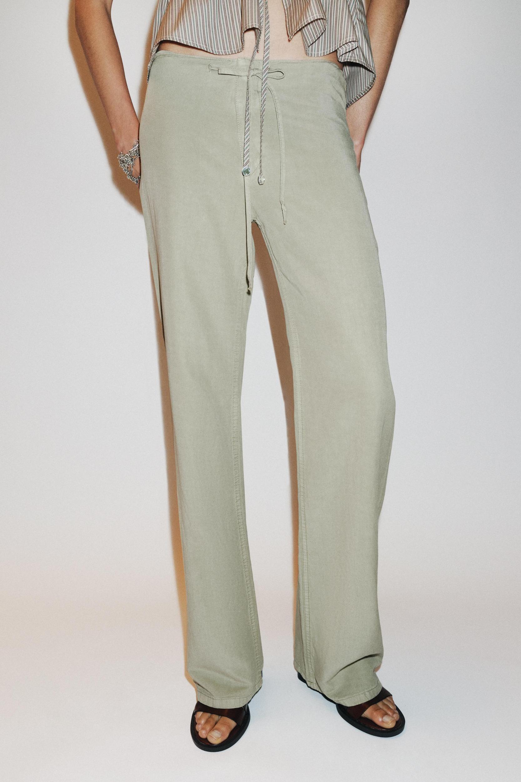 STRAIGHT PAJAMA PANTS Product Image