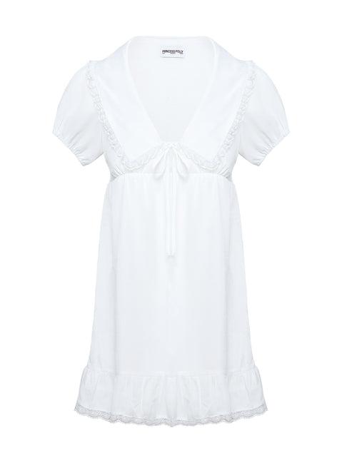 Penelofie Mini Dress White Product Image