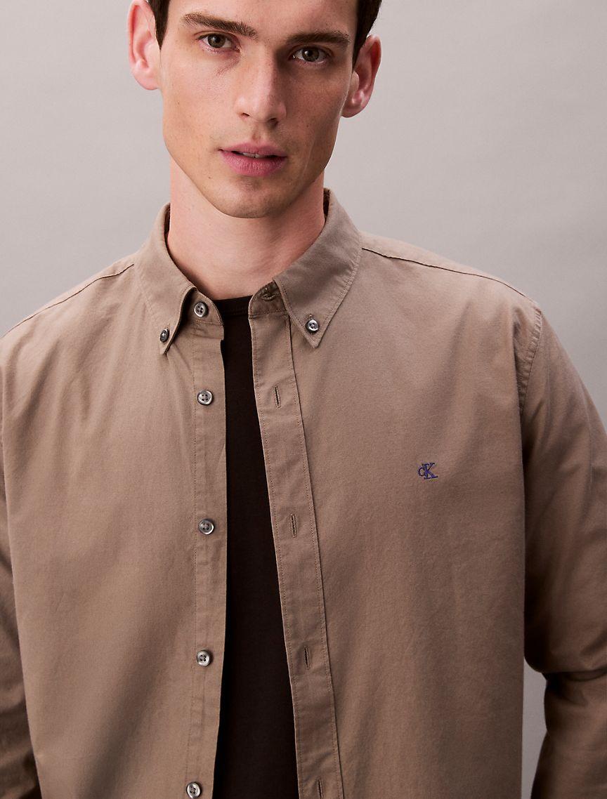 Solid Oxford Classic Button-Down Shirt Product Image