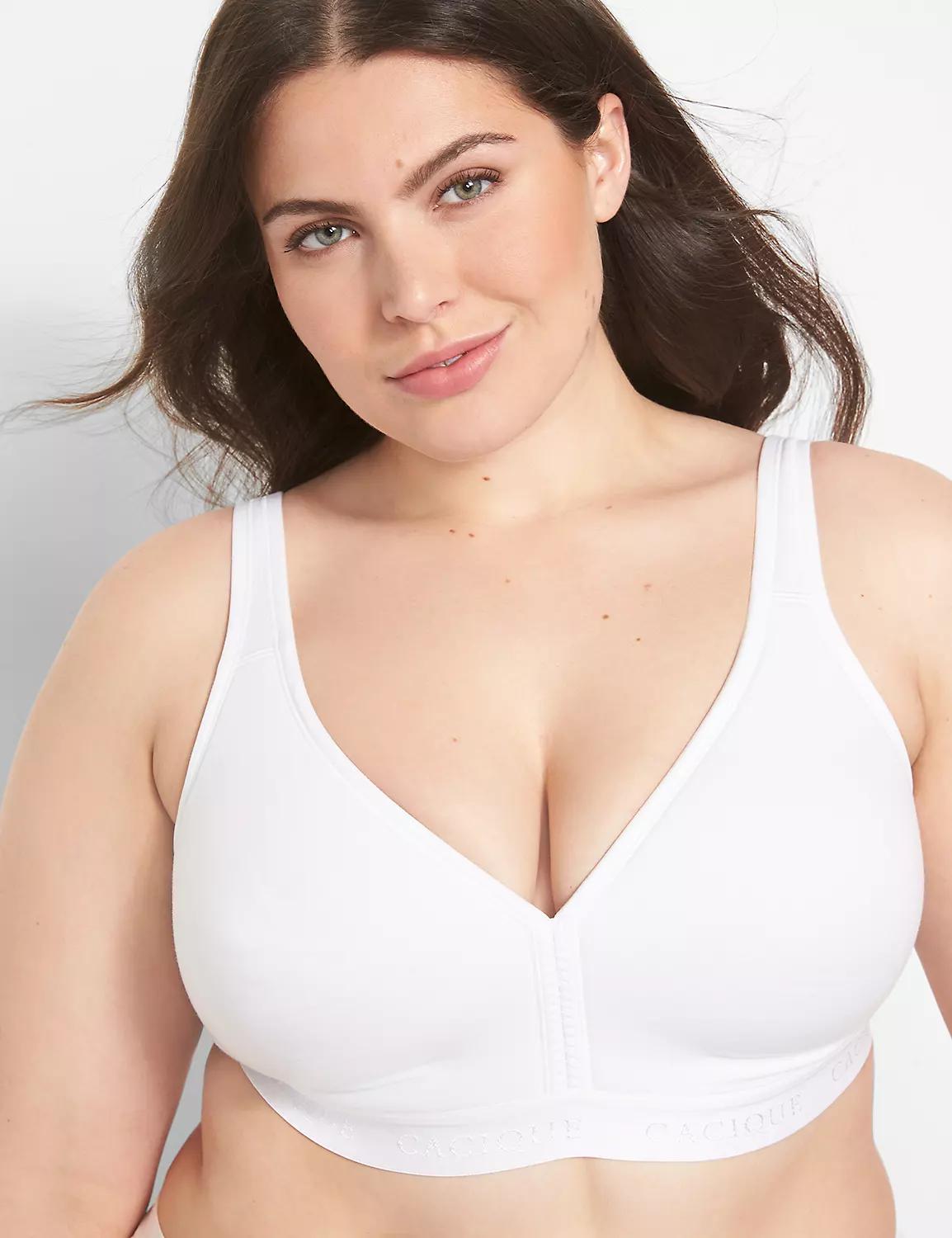 Cotton Lightly Lined No-Wire Bra Product Image