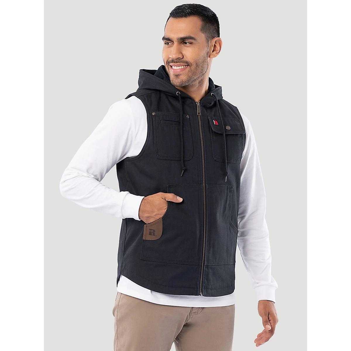 Men's RIGGS Workwear® Hooded Vest in Dark Product Image