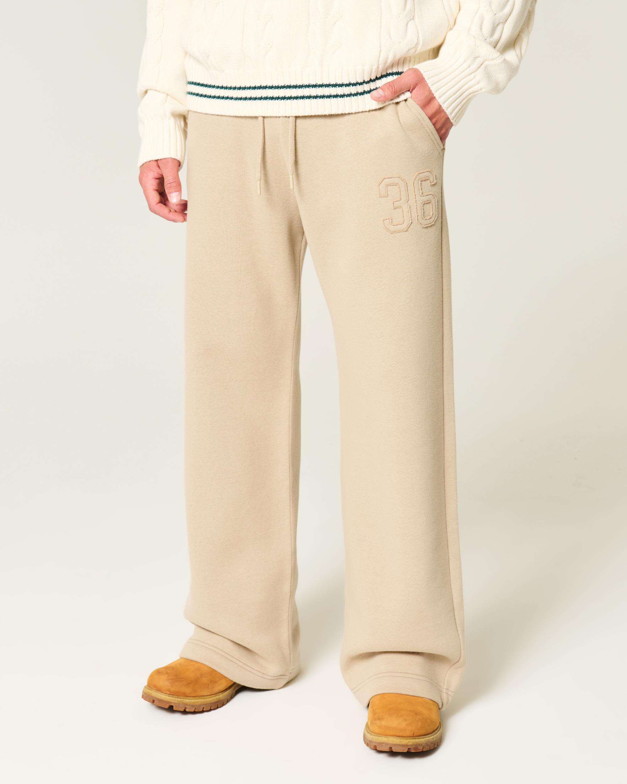 Applique Graphic Bootcut Sweatpants Product Image