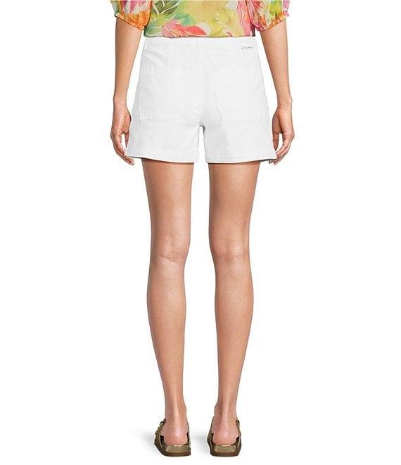 Tommy Bahama Ella Flat Front Stretch Denim Shorts Product Image