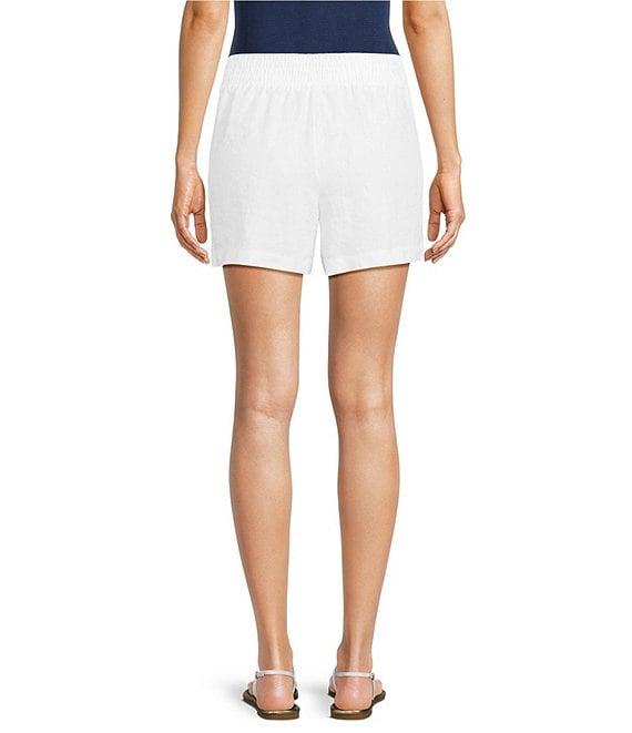 Lilly Pulitzer Captina Linen High Rise Elastic Waist Shorts Product Image