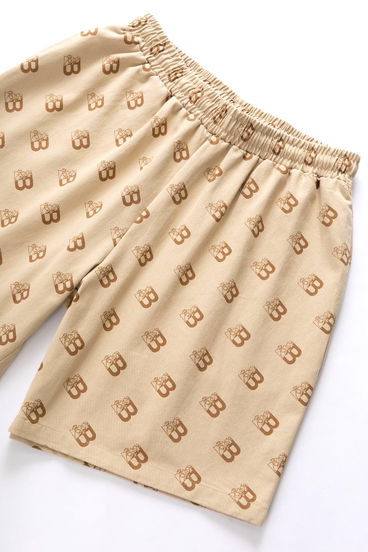 Blacksmith - All Over Grafter Shorts - Tan Product Image