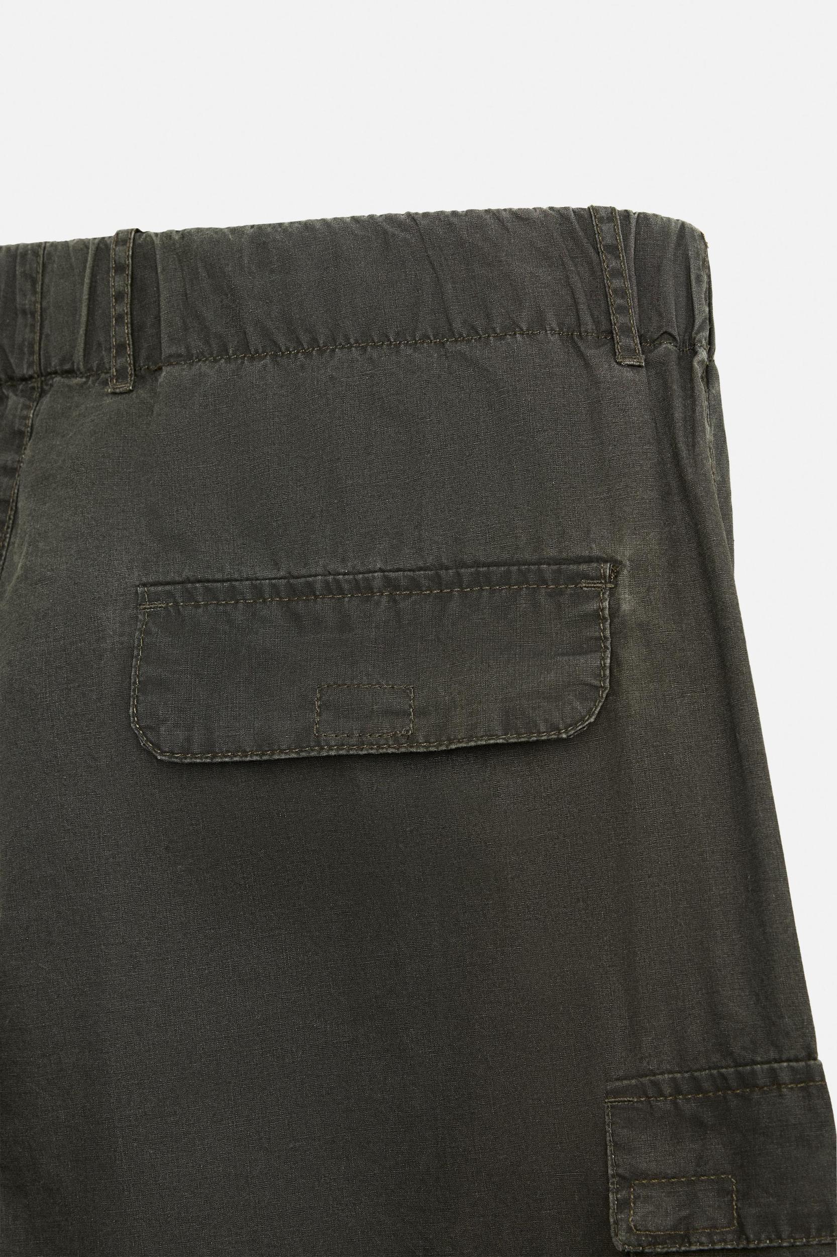 WASHED TECHNICAL CARGO PANTS Product Image