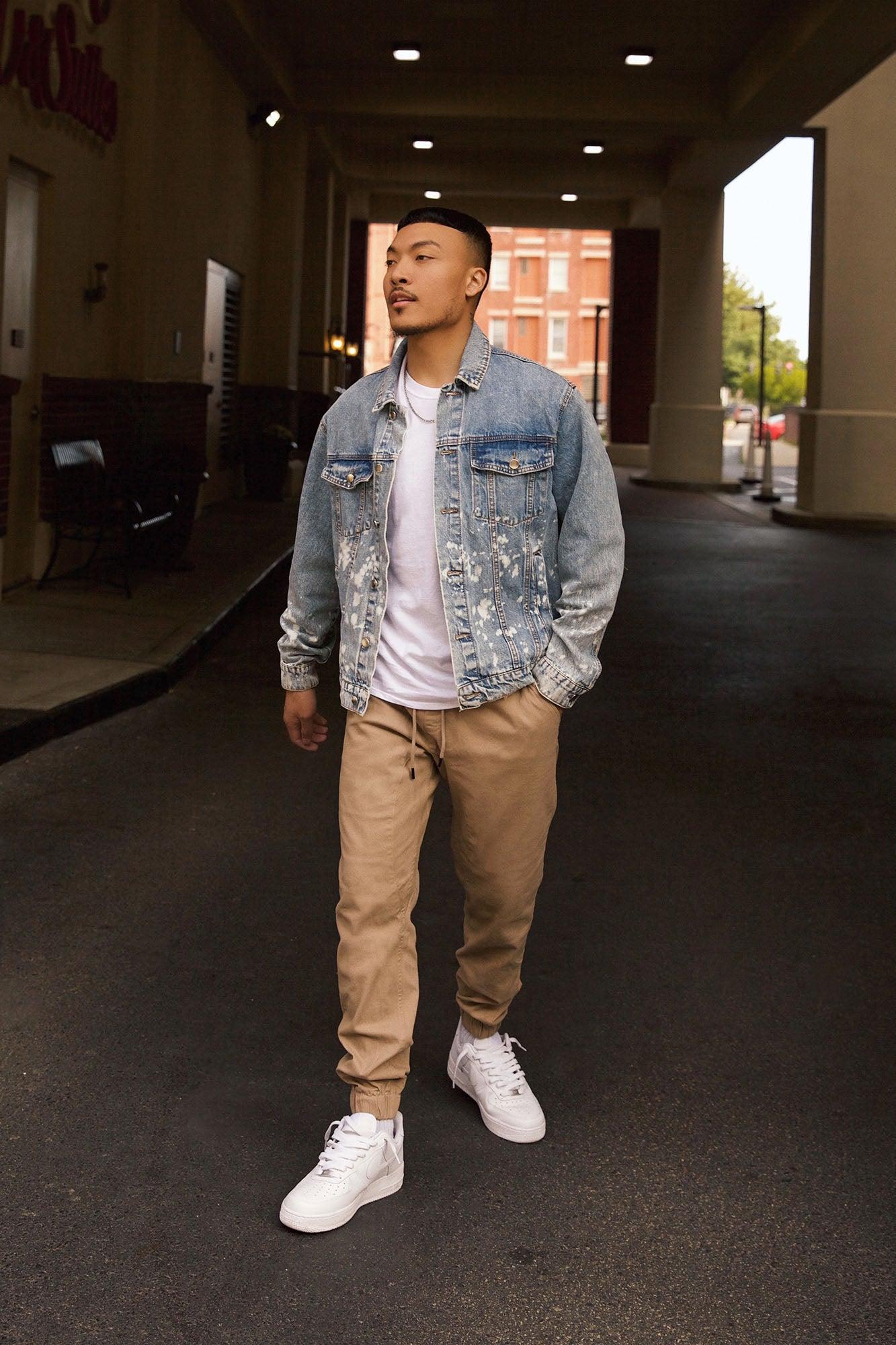 Colin Skinny Jogger - Khaki Product Image