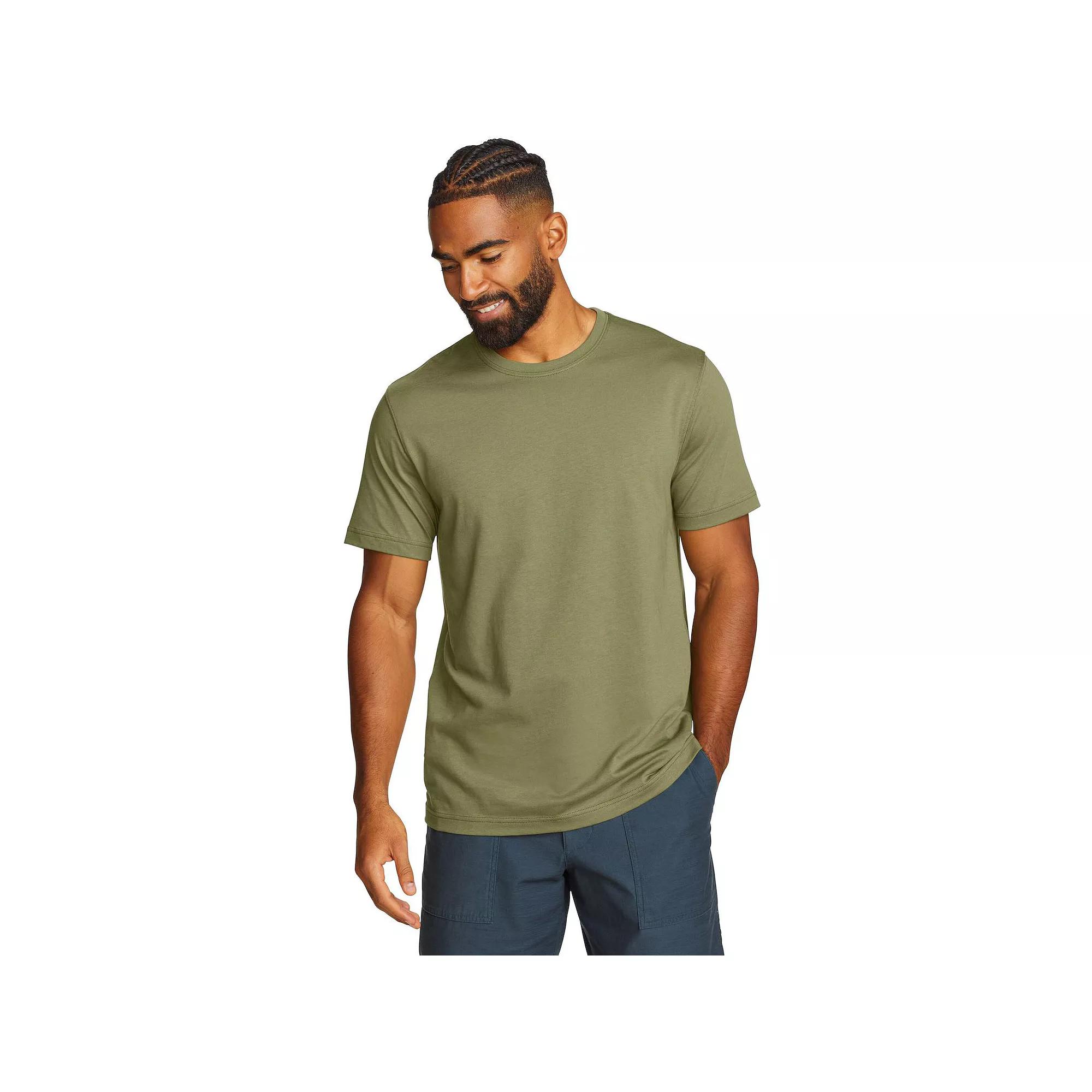 Mens Eddie Bauer Legend Wash Tee Green Product Image