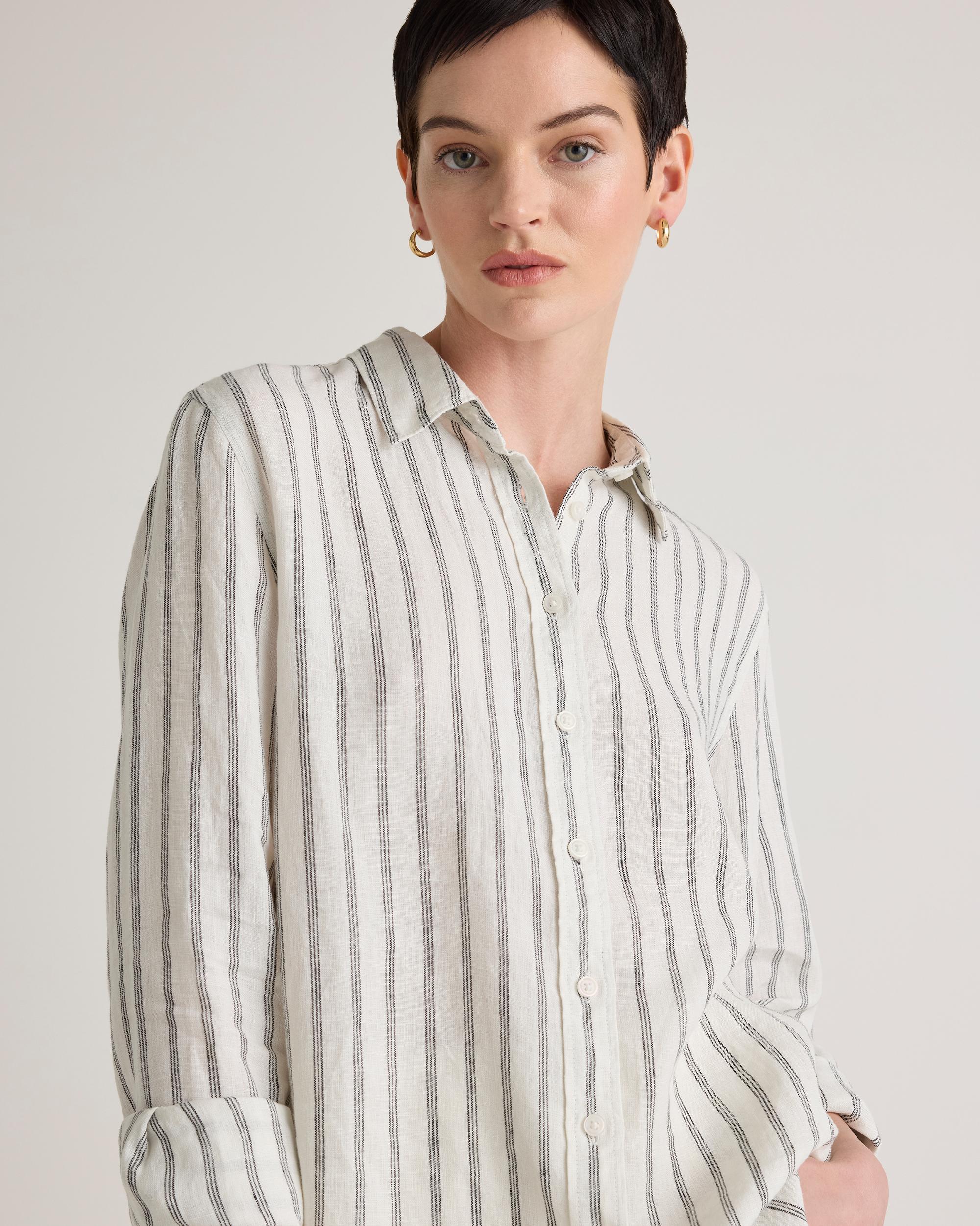 Quince | Women's 100% European Linen Long Sleeve Shirt Size XS Product Image