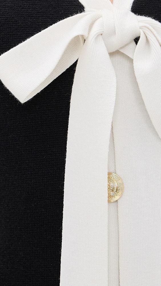 English Factory Knit Midi Dress With Ribbon Tie | Shopbop Product Image