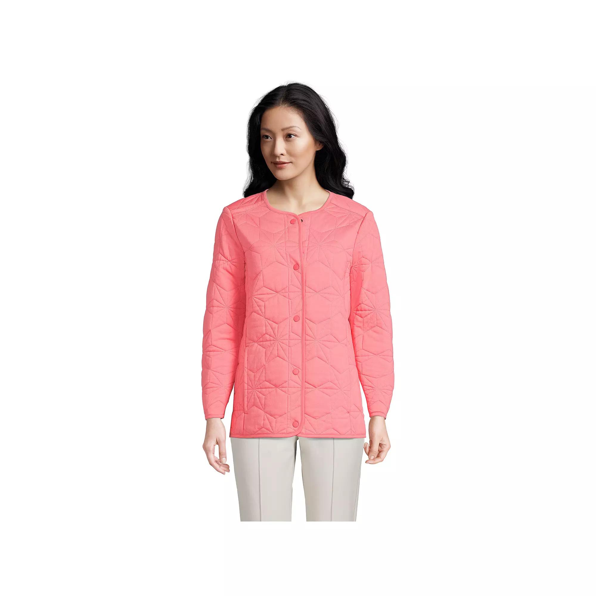 Women's Lands' End Insulated Cotton Long Jacket,  Product Image