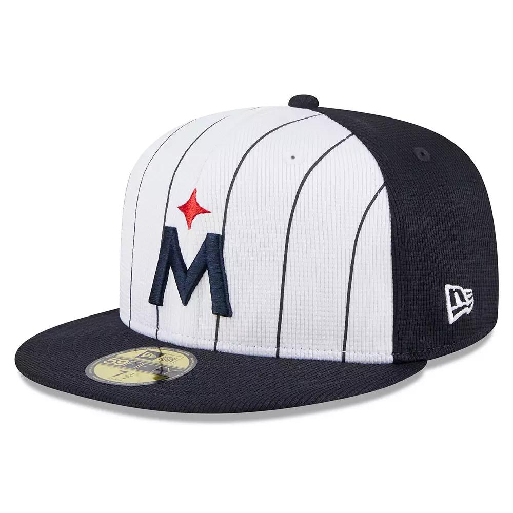 Men's New Era  White Minnesota Twins 2024 Batting Practice 59FIFTY Fitted Hat, Size: 6 7/8 Product Image