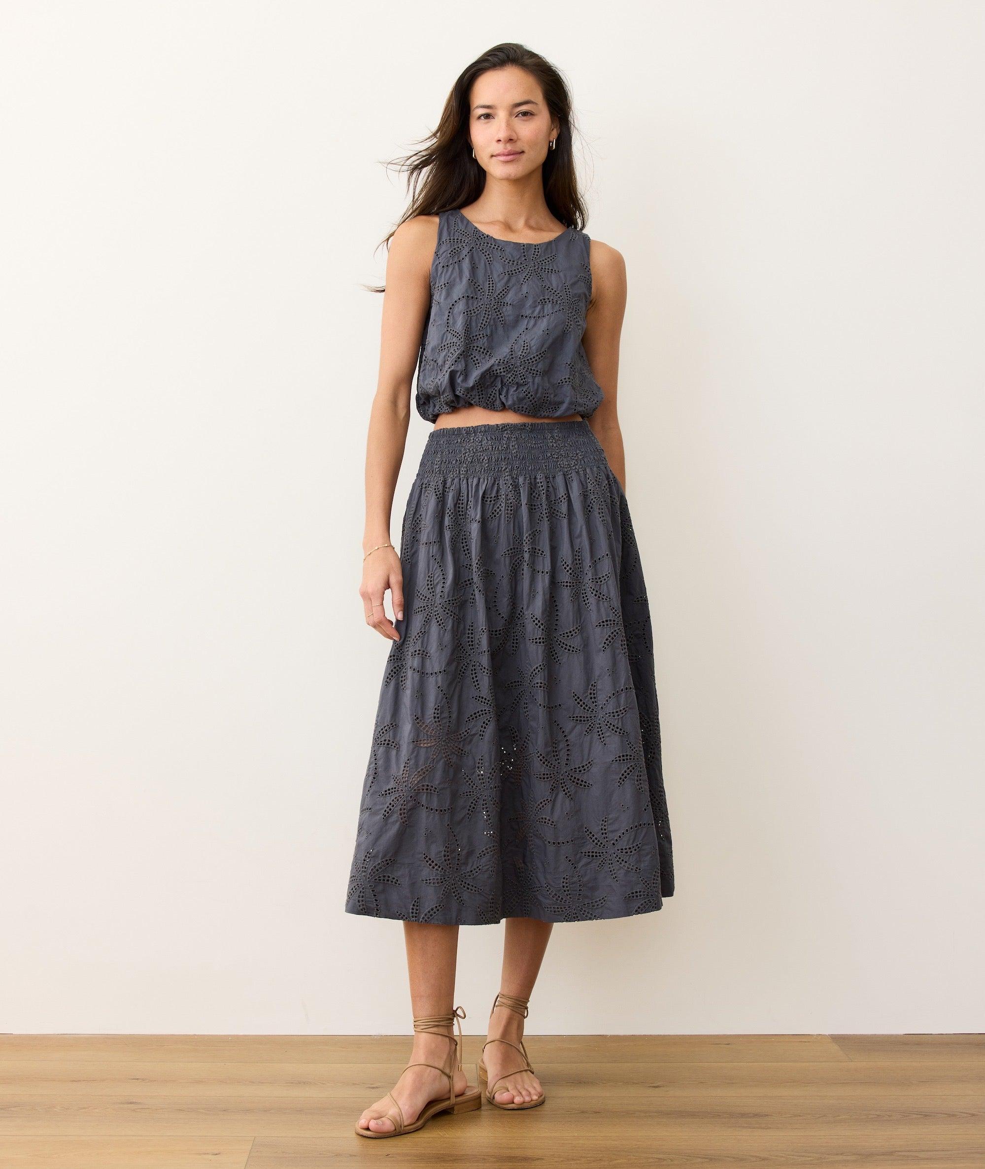 Sage Eyelet Bubble Tank Product Image