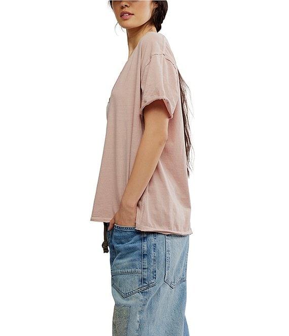 Free People Nina V-Neck Short Sleeve Tee Product Image