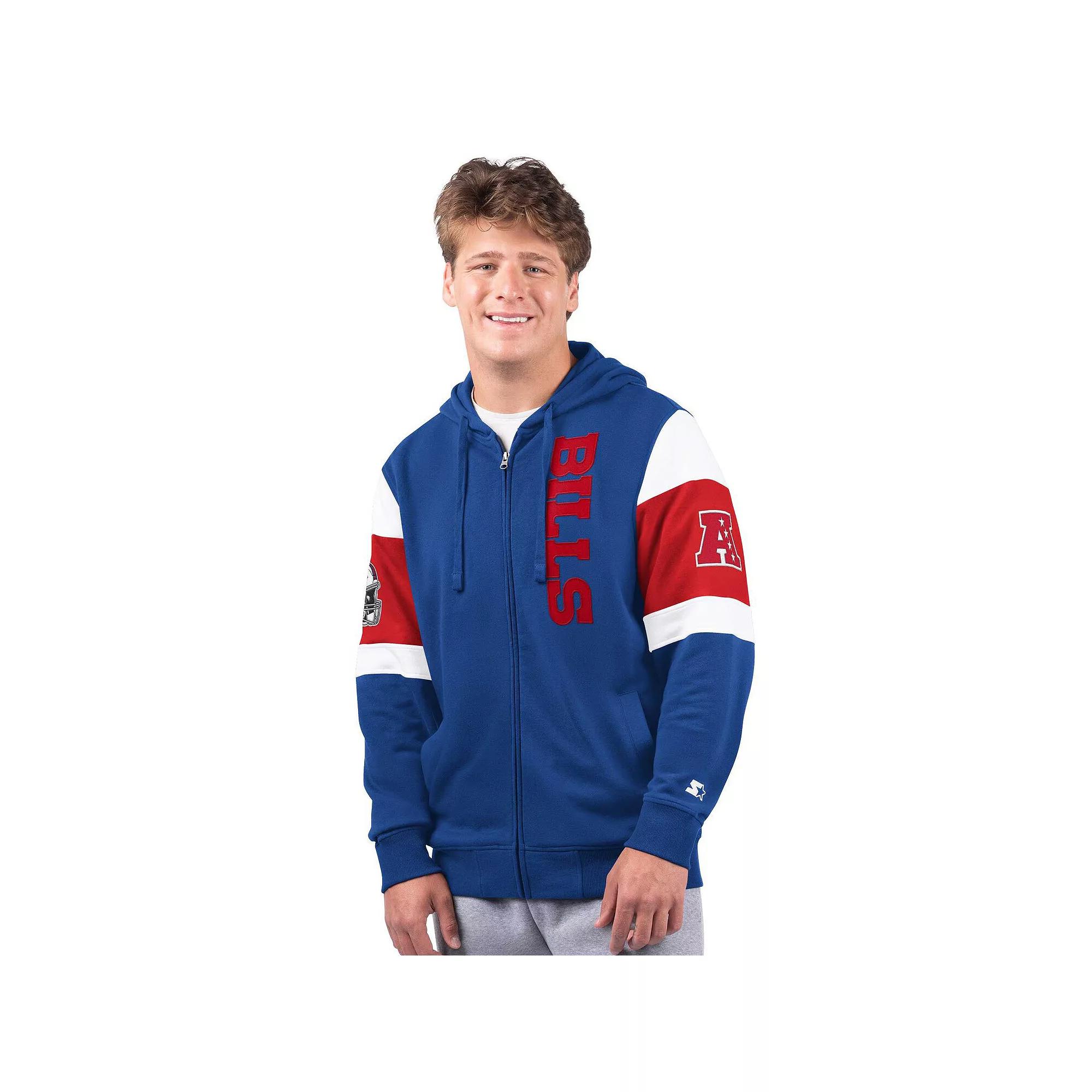 Men's Starter Royal Buffalo Bills Extreme Full-Zip Hoodie,  Product Image