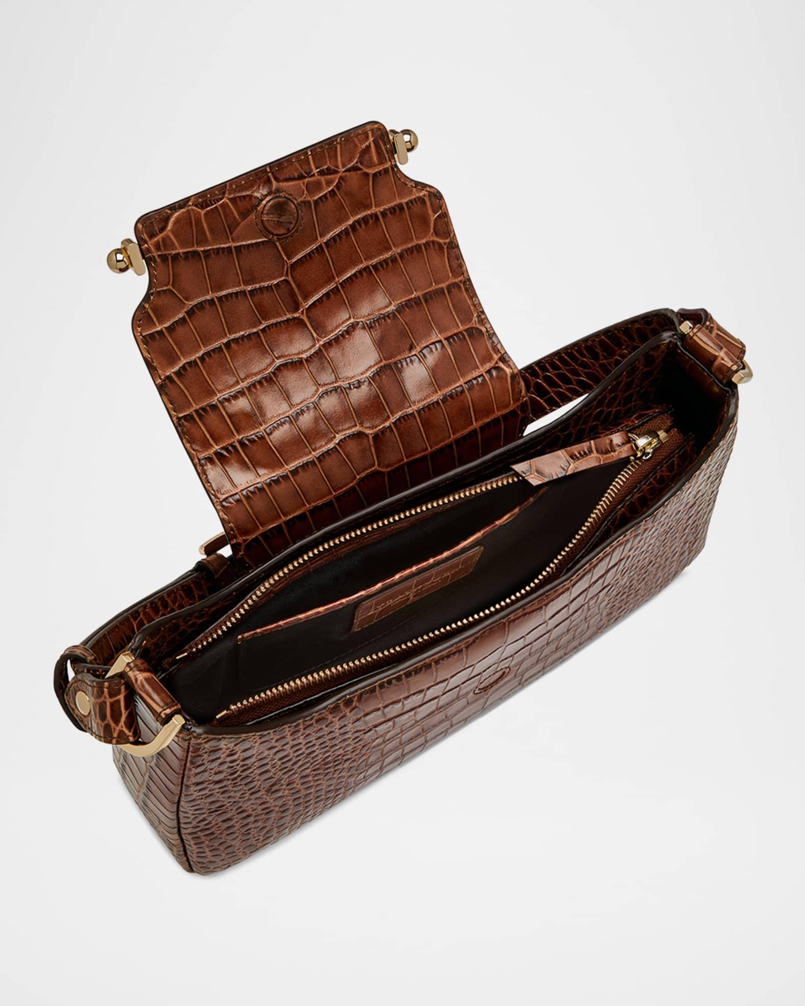 Multrees Omni Croc-Embossed Leather Shoulder Bag Product Image