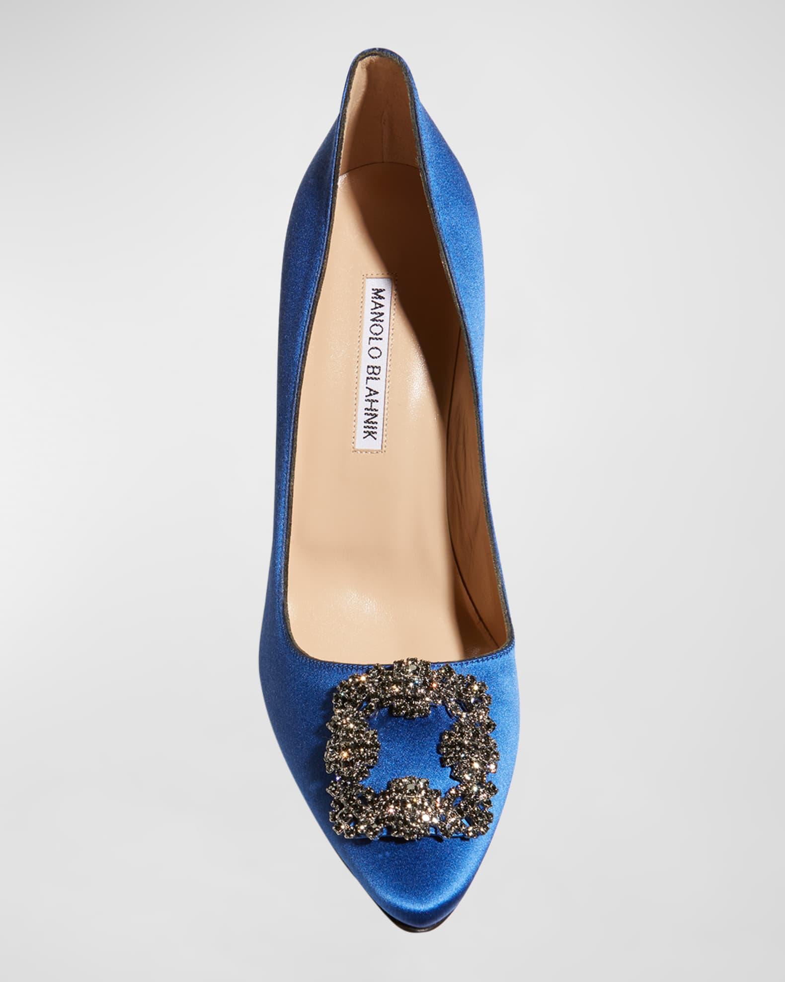 Hangisi 105mm Satin High-Heel Pumps Product Image