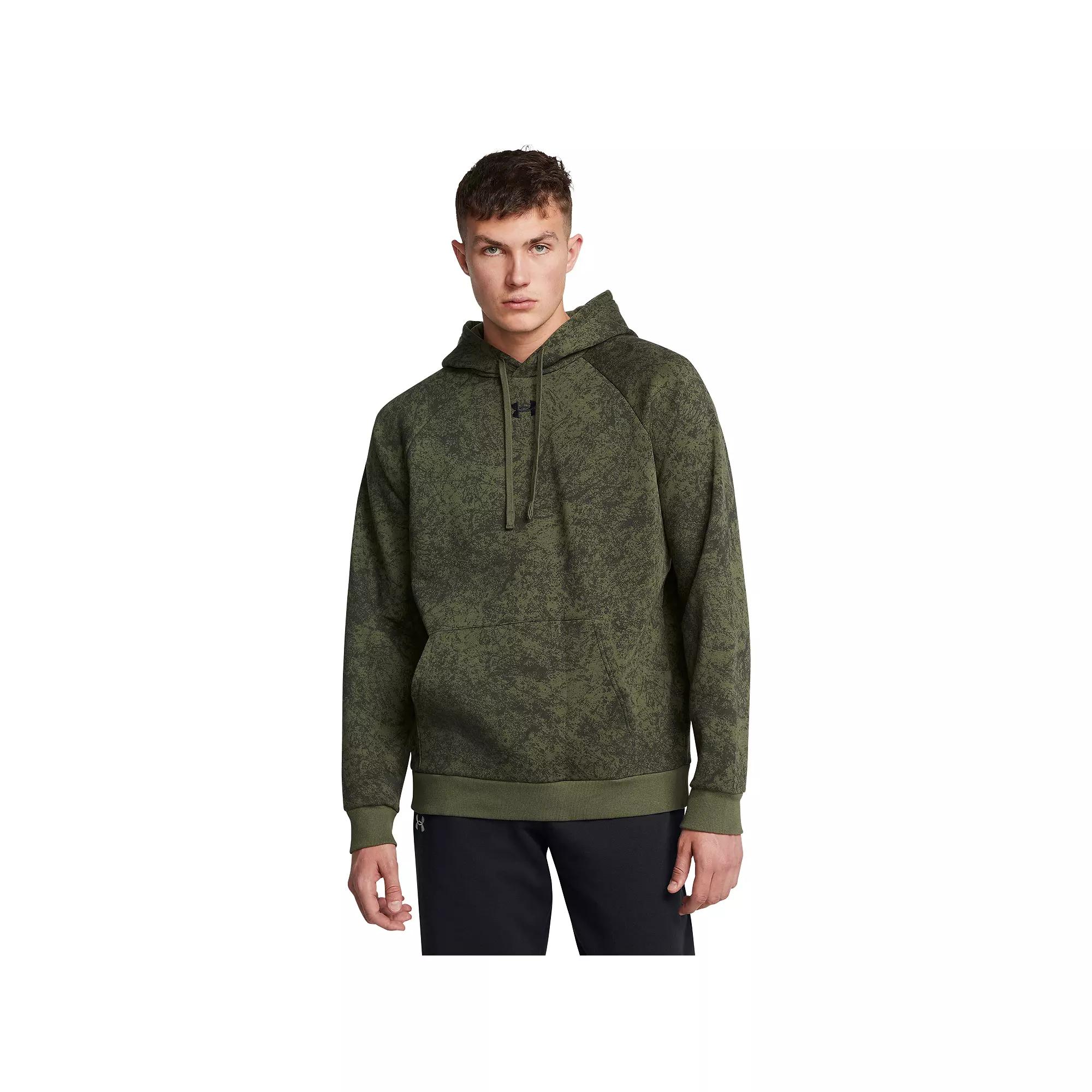 Men's Under Armour Rival Fleece Tech Camo Hoodie,  Product Image