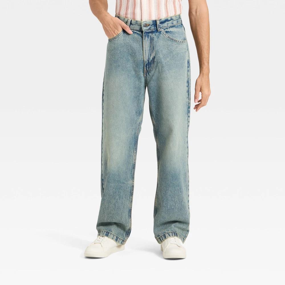 Men's Baggy Fit Jeans - Original Use™ Indigo 30x30 Product Image