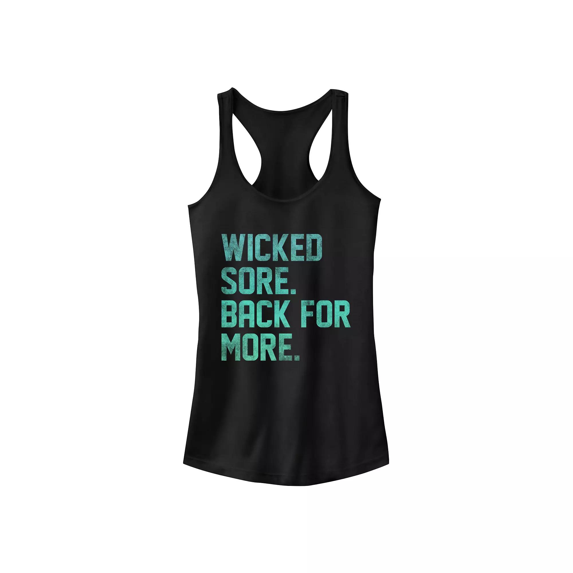 Juniors' Chin-Up Wicked Sore Ideal Racerback Tank Top, Girl's,  Product Image