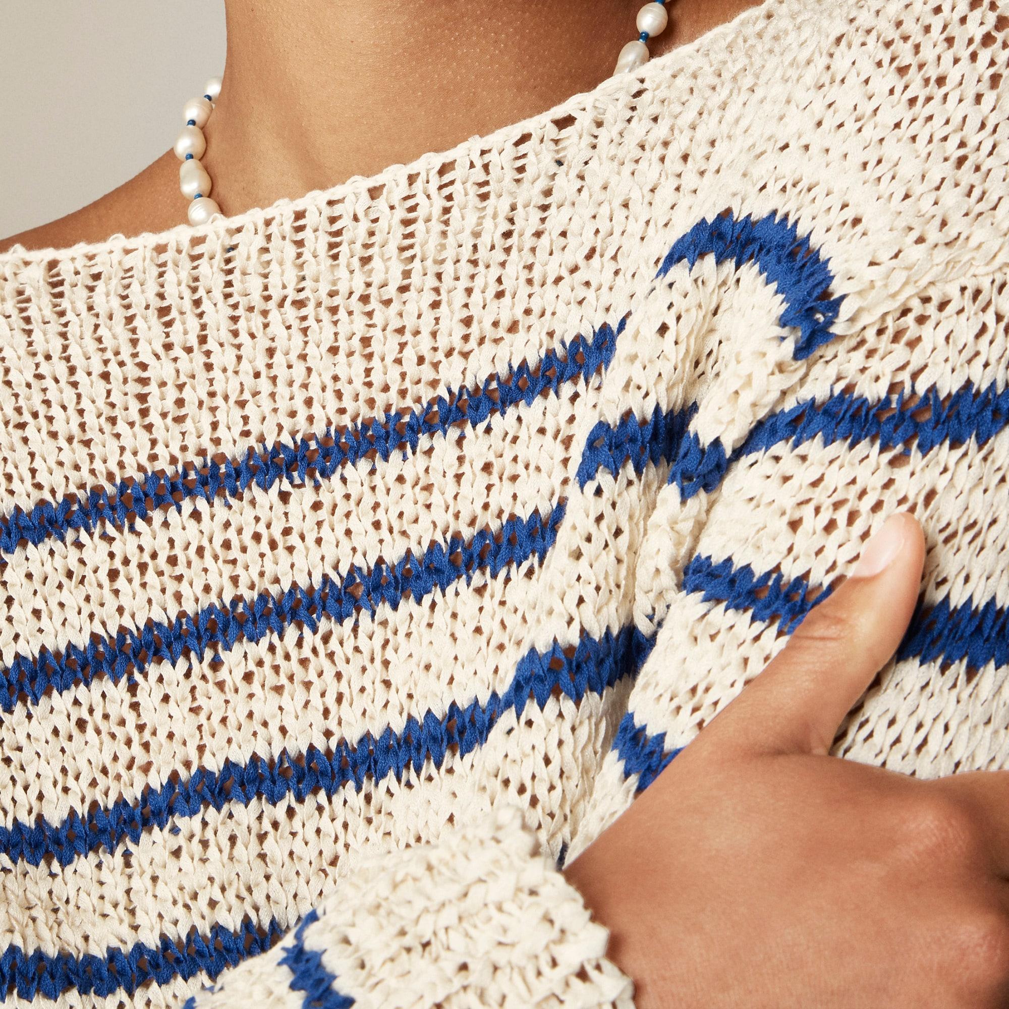 Montauk pullover sweater in stripe Product Image