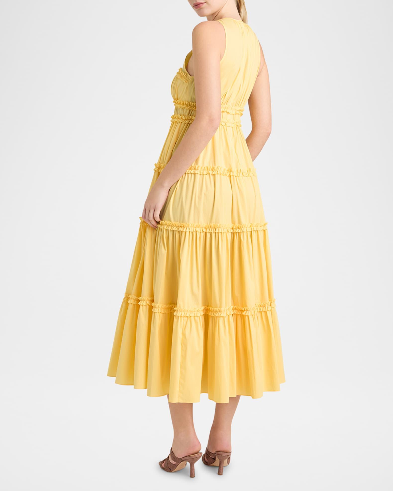 Sirrina Tiered Sleeveless Midi Dress Product Image