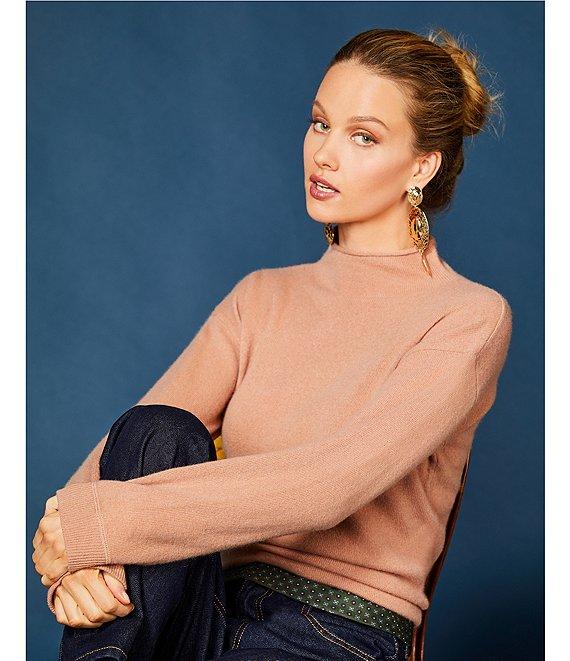 Antonio Melani Jessica Mock Neck Cashmere Sweater Product Image