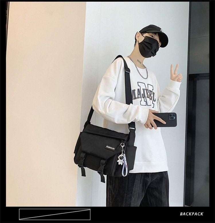 Applique Multi-Pocket Messenger Bag Product Image