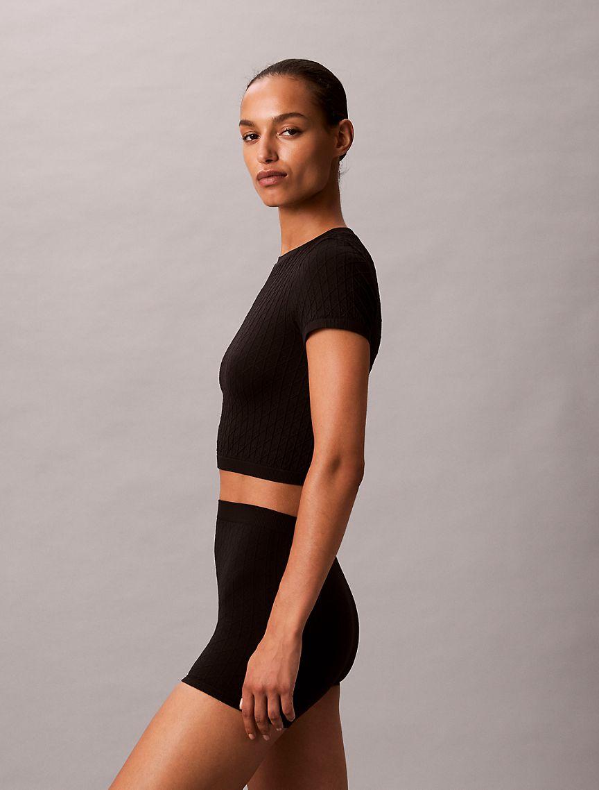 Rib Emblem Seamless Tee Product Image