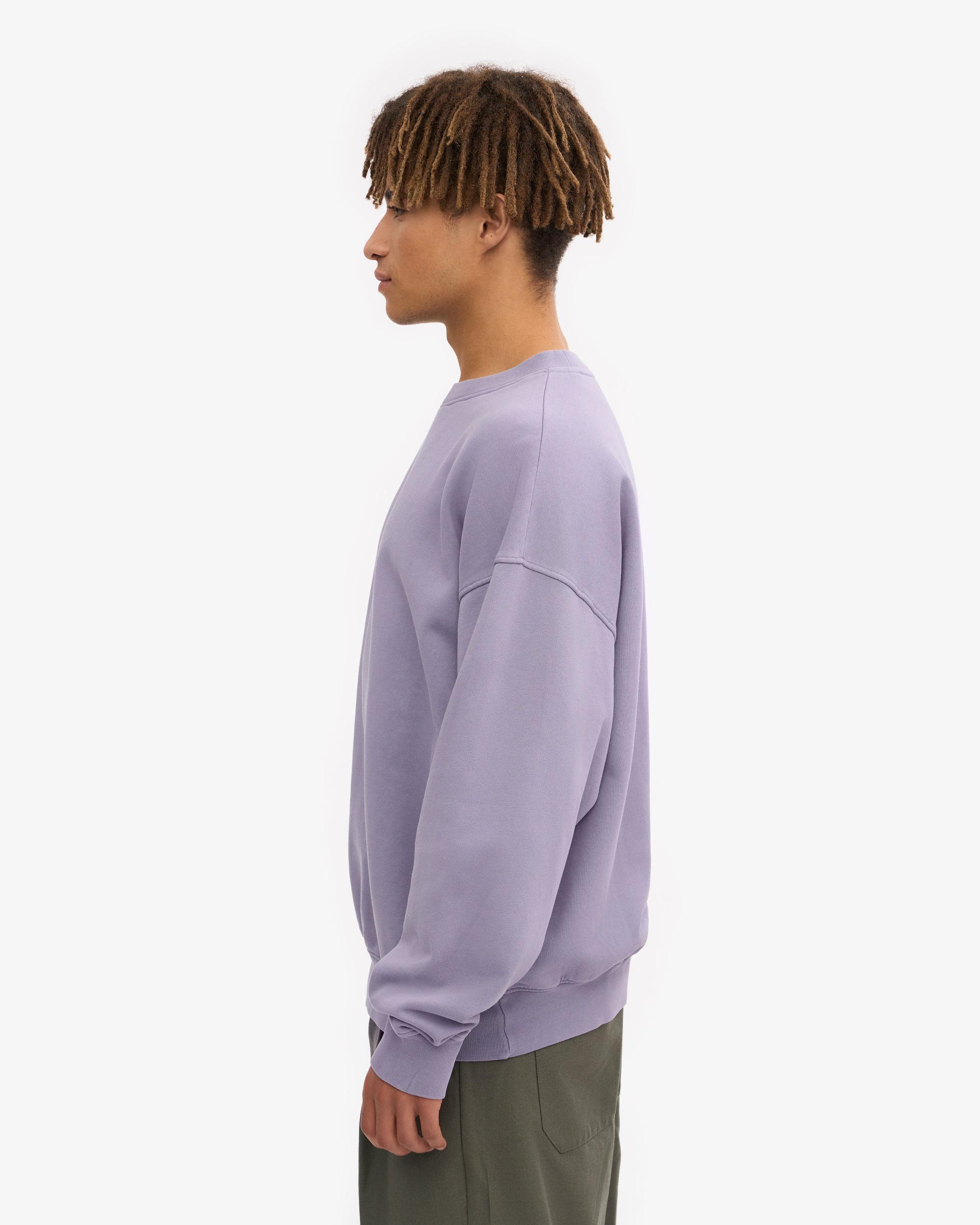 Organic Oversized Crew - Purple Jade Product Image