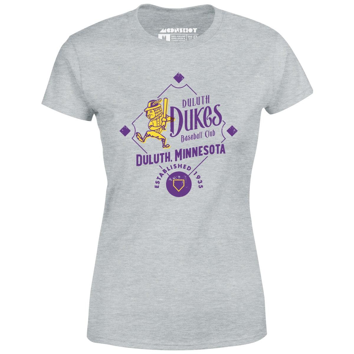 Duluth Dukes - Minnesota - Vintage Defunct Baseball Teams - Women's T-Shirt Female Product Image
