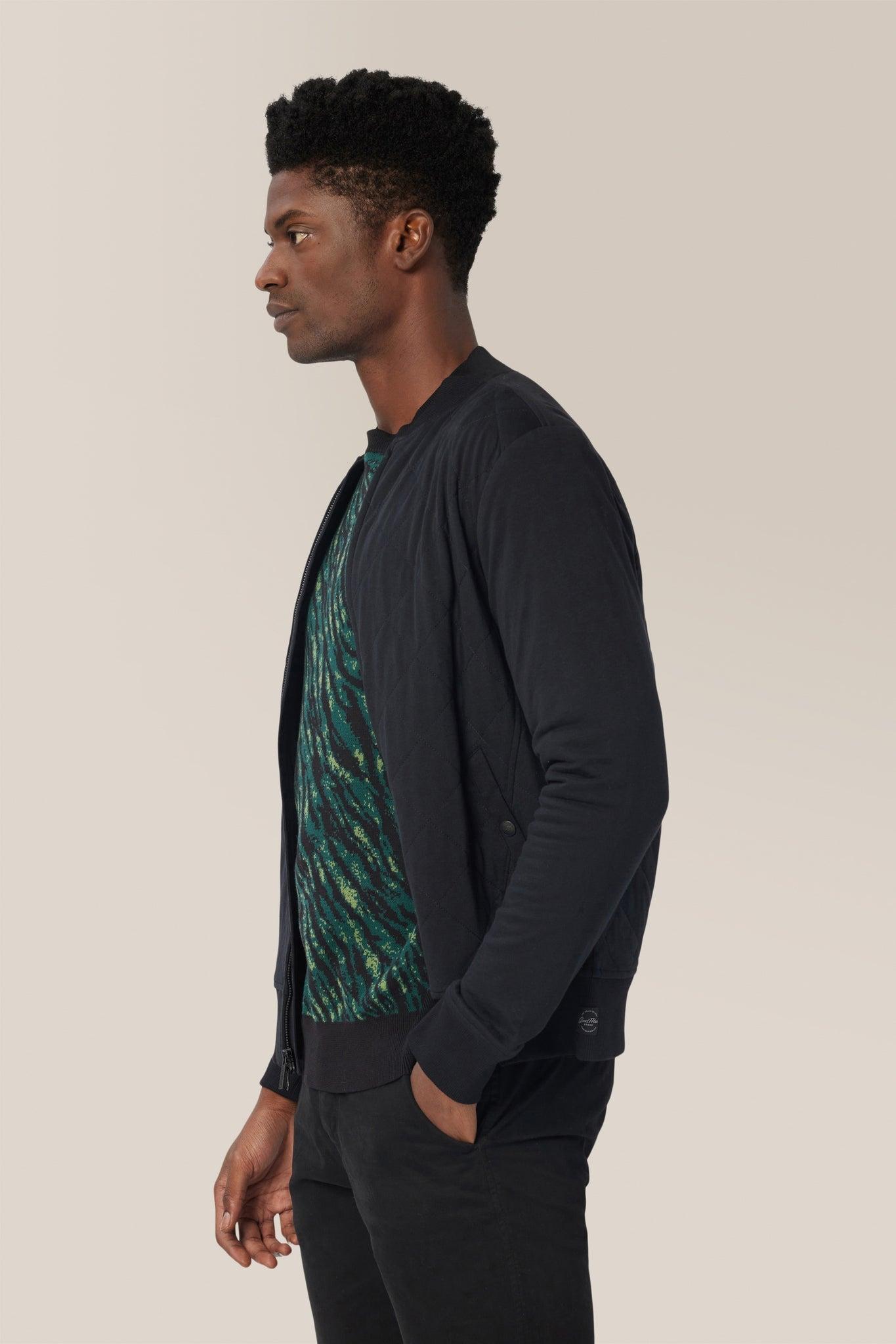 Good Man Brand Mayfair Quilted Bomber Jacket Product Image