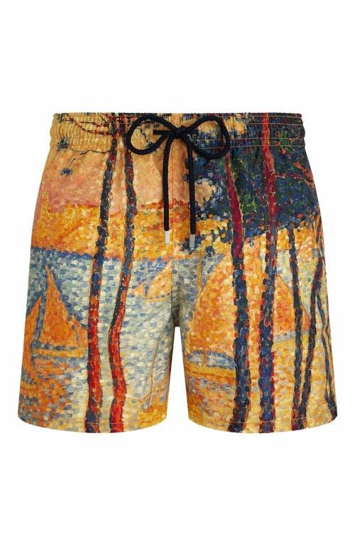 Vilebrequin Men's Voile Et Pins 360 Swim Trunks Product Image