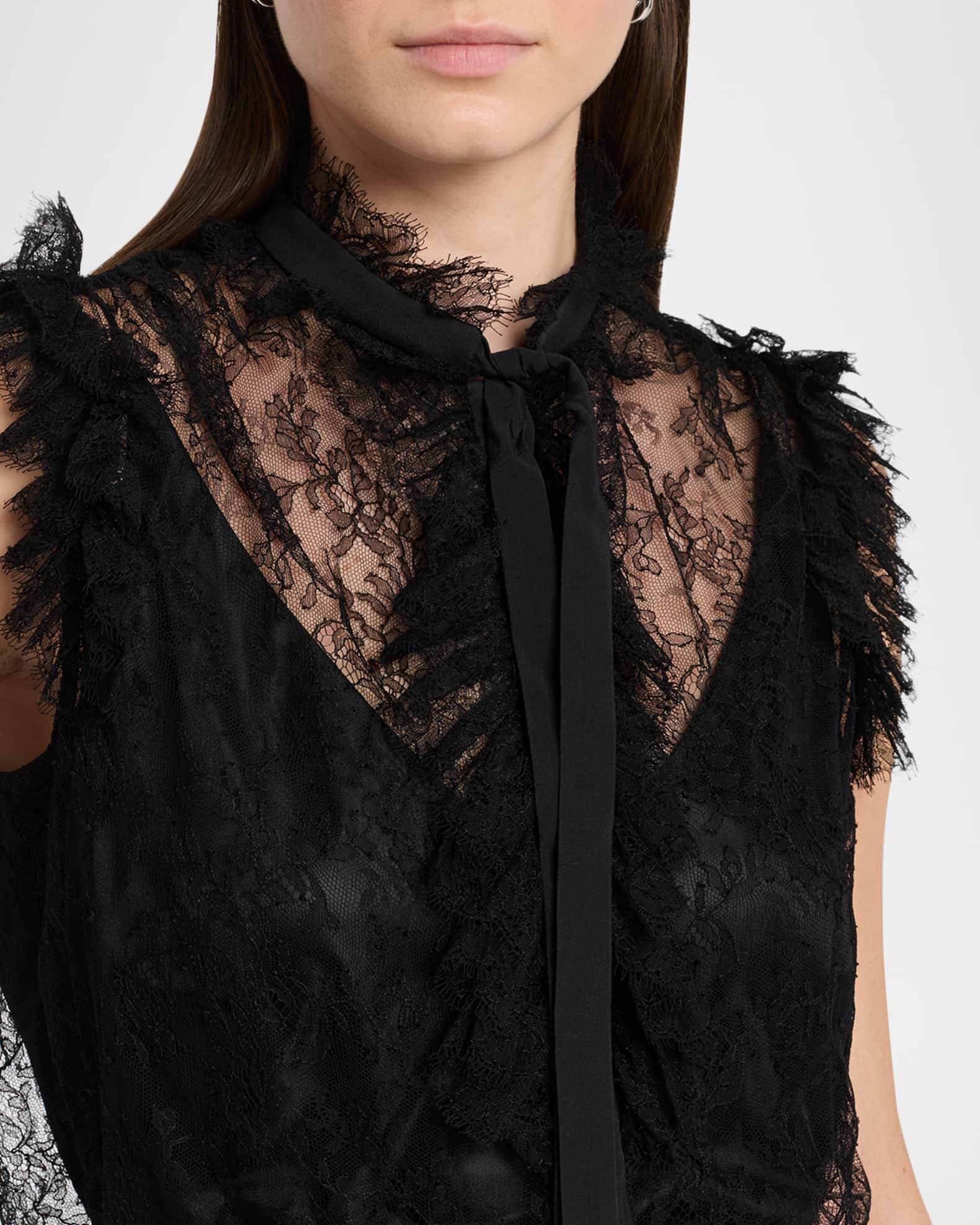 Sleeveless Lace Blouse with Cami Product Image