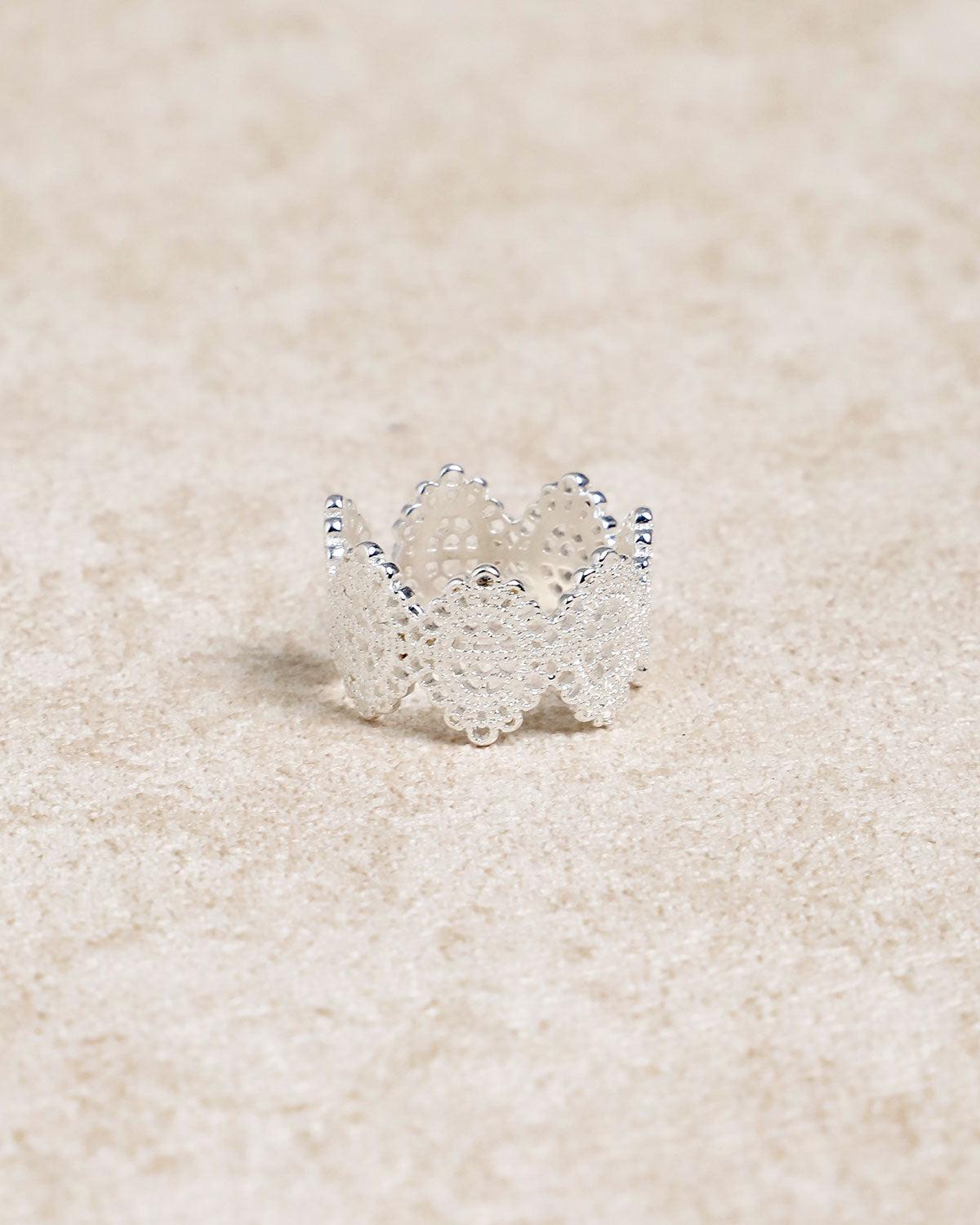 Silver Retro Ring Product Image