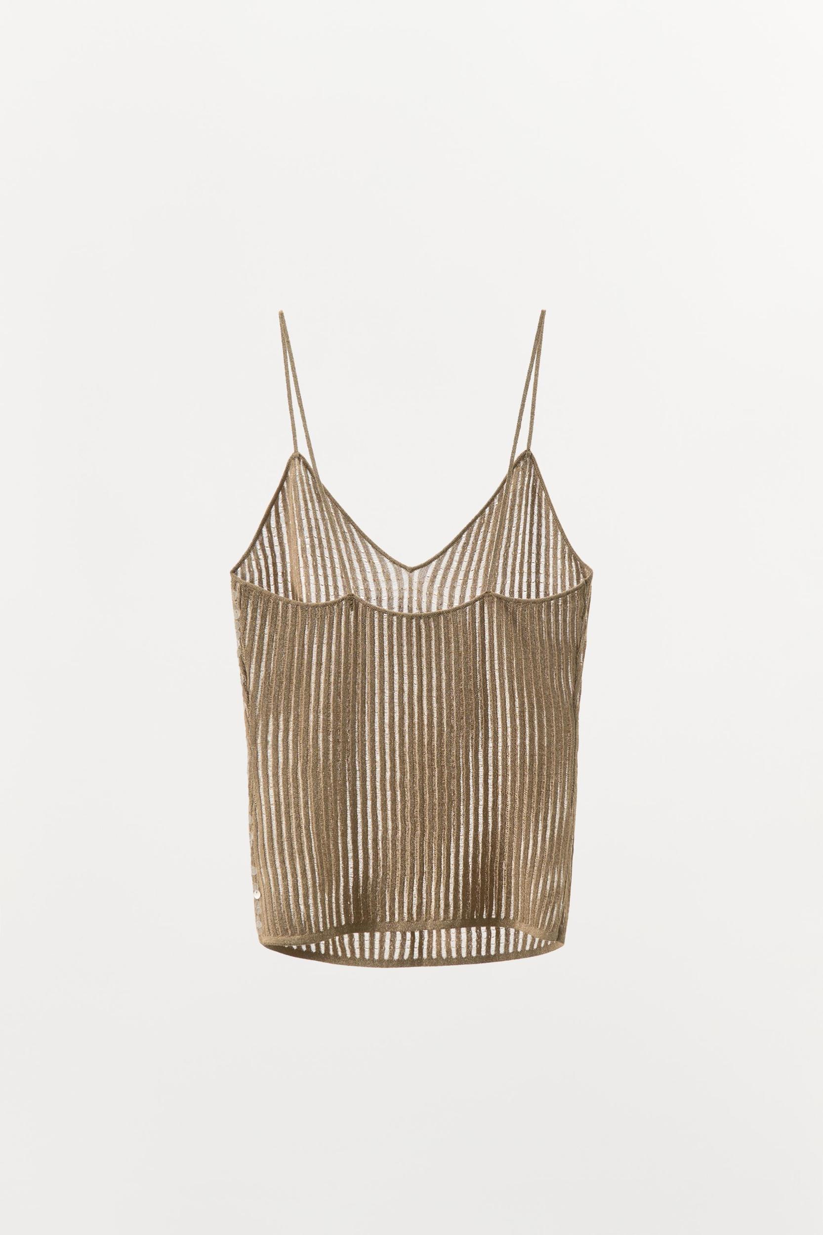 SEQUIN KNIT TOP Product Image