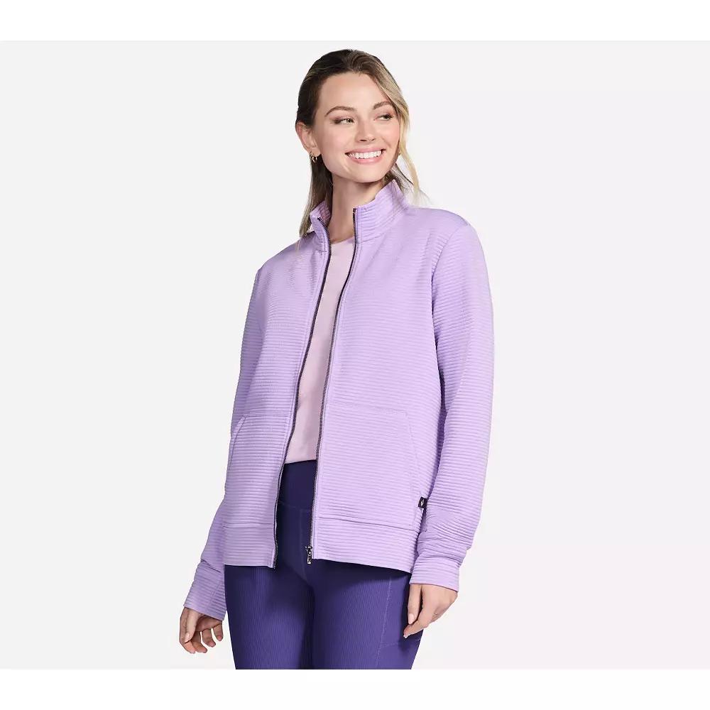 Women's Skechers® The Go Walk® Ottoman Cozy Fit Zip-Up Jacket,  Product Image