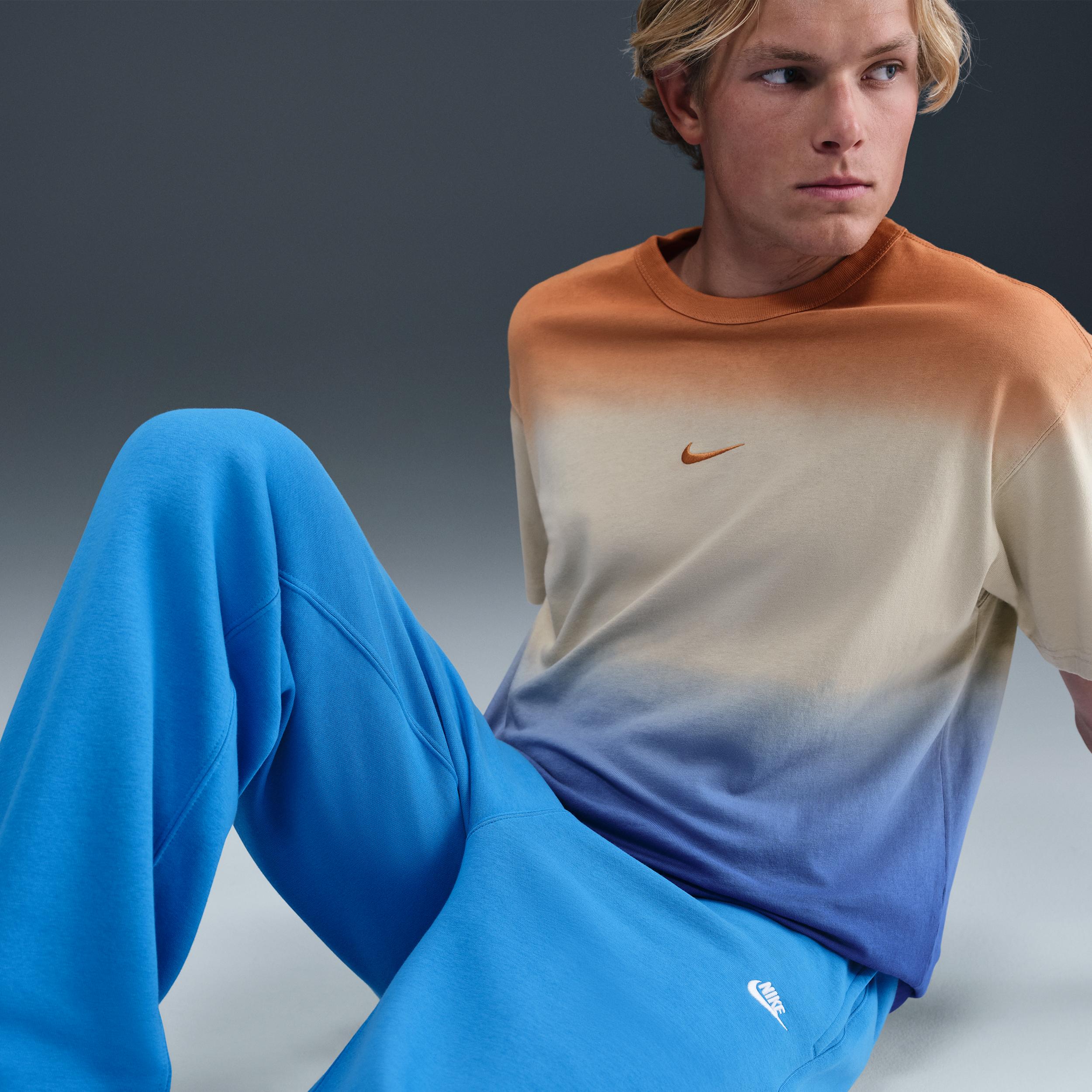 Nike Mens Club Open-Hem Fleece Pants | FN3730-435 Product Image
