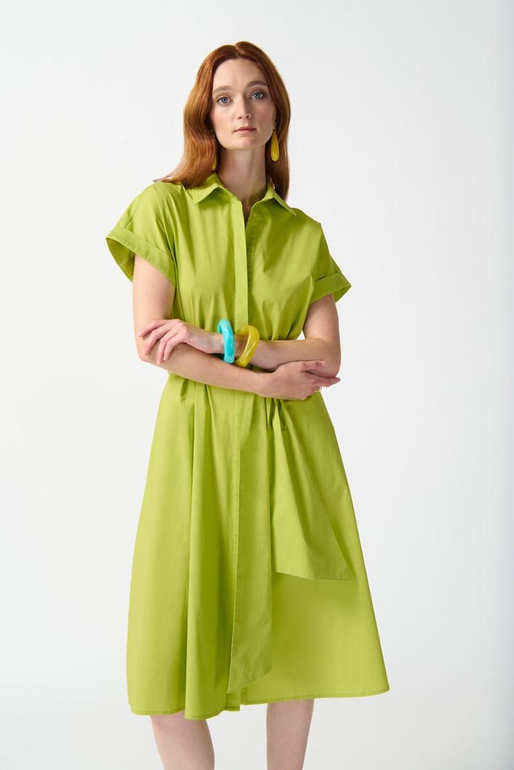 Woven Fit and Flare Shirt Dress Product Image