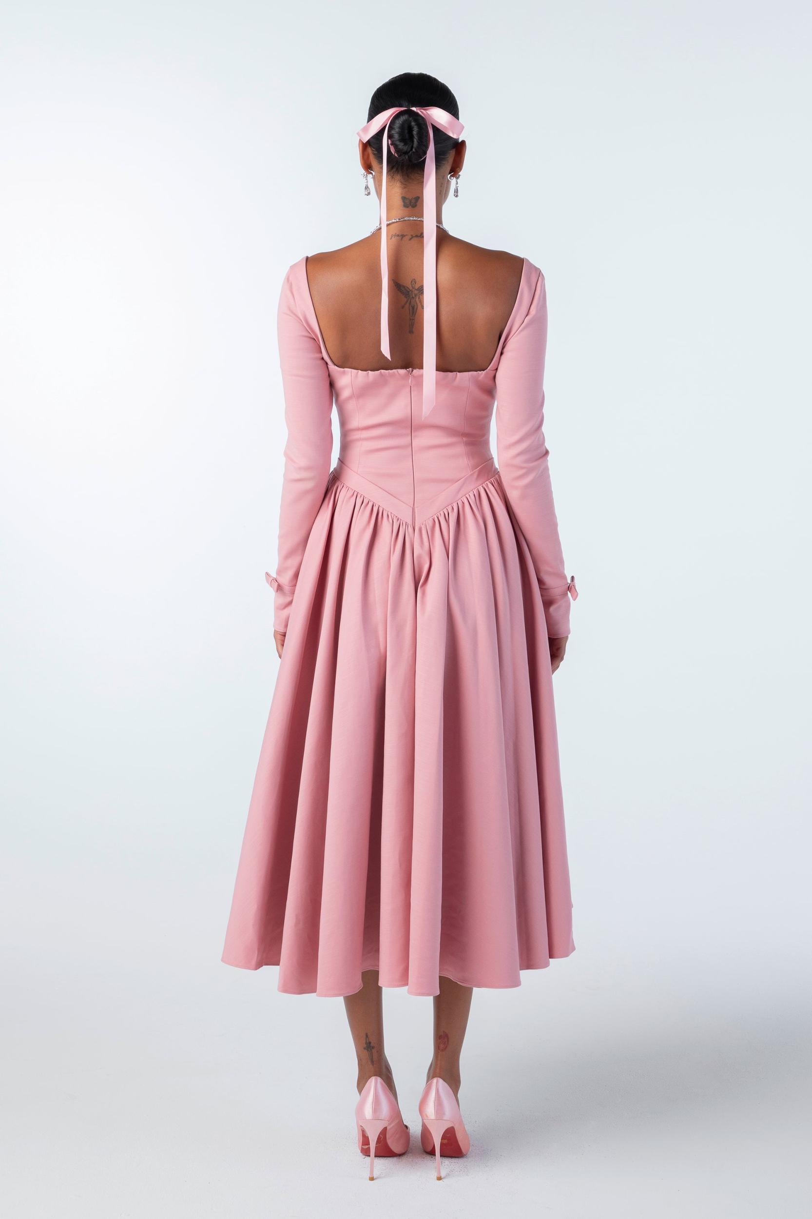 Bernadette Dress (Pink) (Final Sale) Product Image