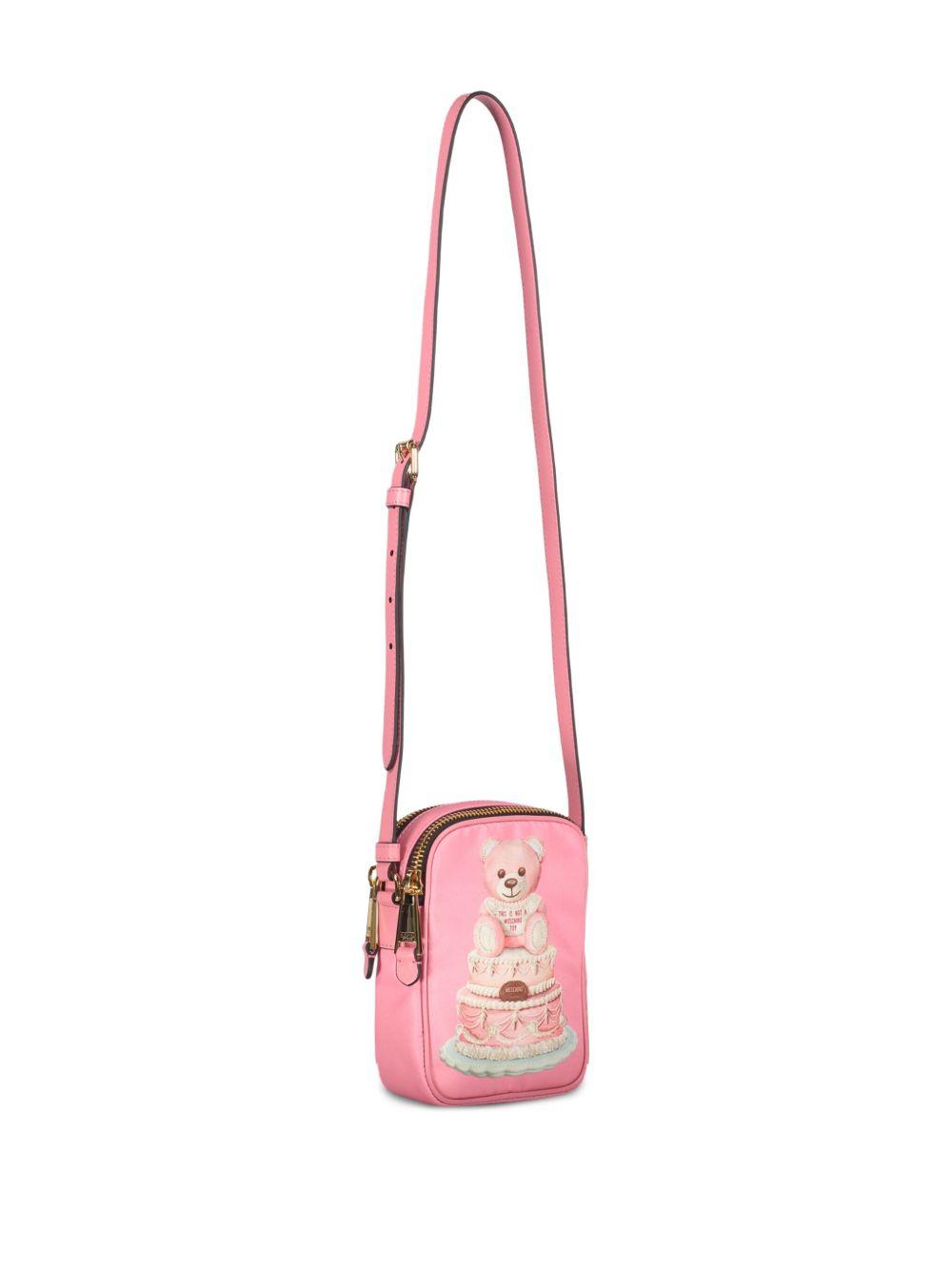 Teddy bear-print shoulder bag Product Image