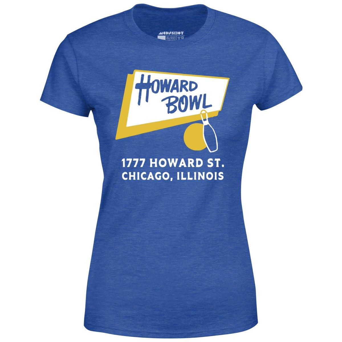 Howard Bowl - Chicago, IL - Vintage Bowling Alley - Women's T-Shirt Female Product Image