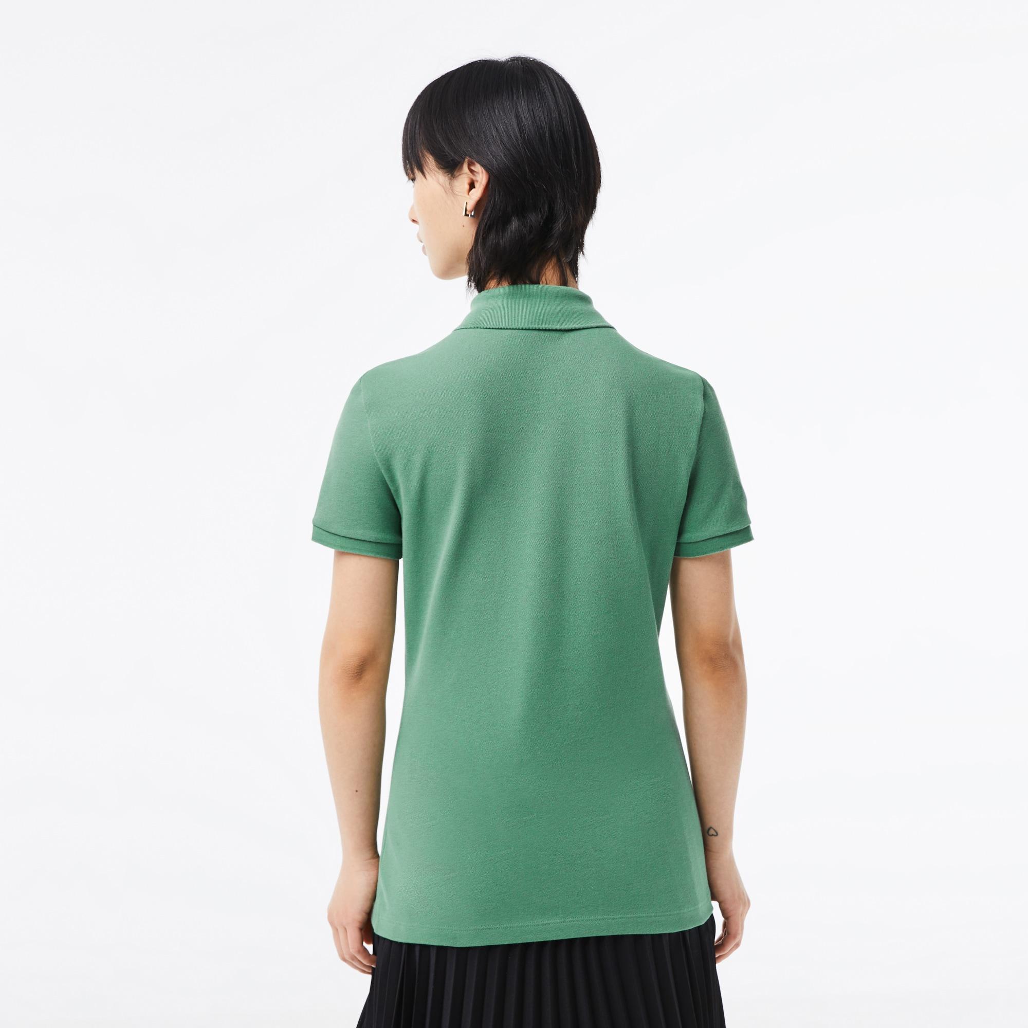 Women's L.12.D Slim Fit Stretch Mini Piqué Polo Product Image