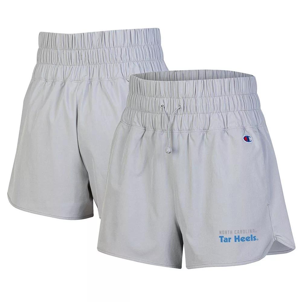 Women's Champion Silver North Carolina Tar Heels Tailgate Her Woven Shorts,  Product Image