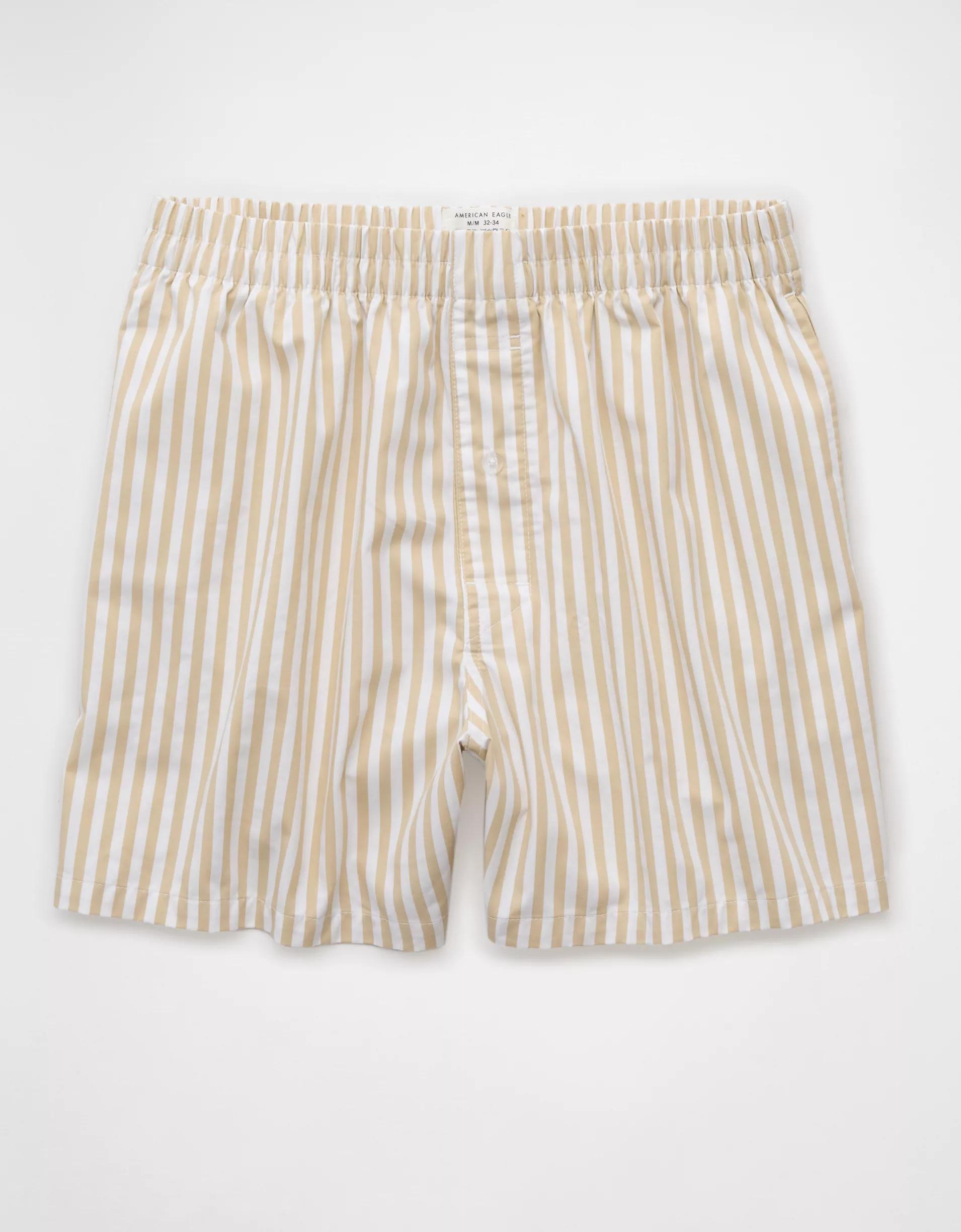 AEO Men's Striped Poplin Pocket Boxer Short Product Image